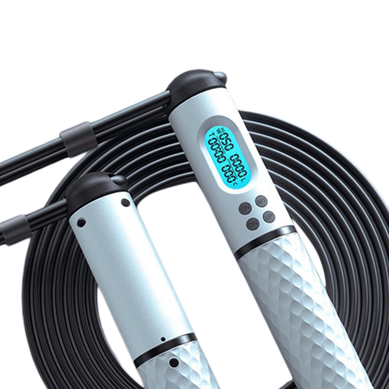 Skipping Rope Electronic Digital Rope Jumping for Sports Workout Women Men