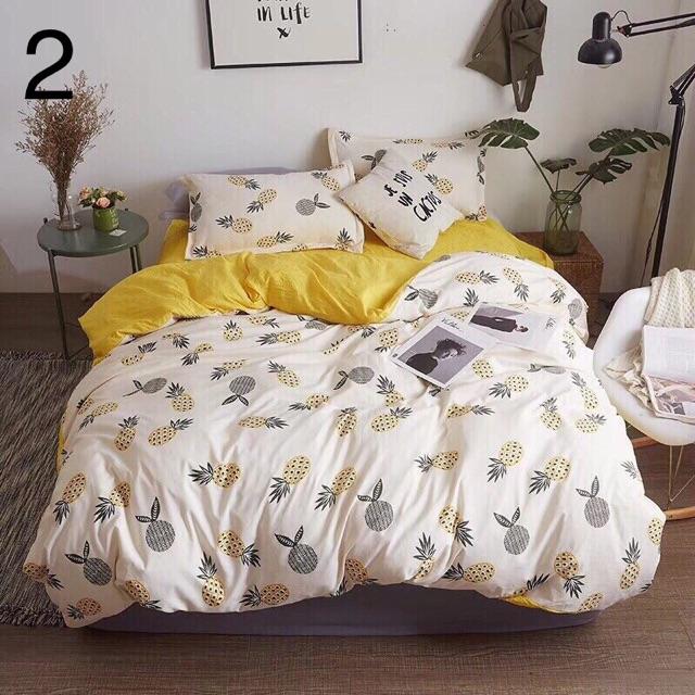 Bộ chăn ga gối đệm chất đũi giá siêu rẻ
