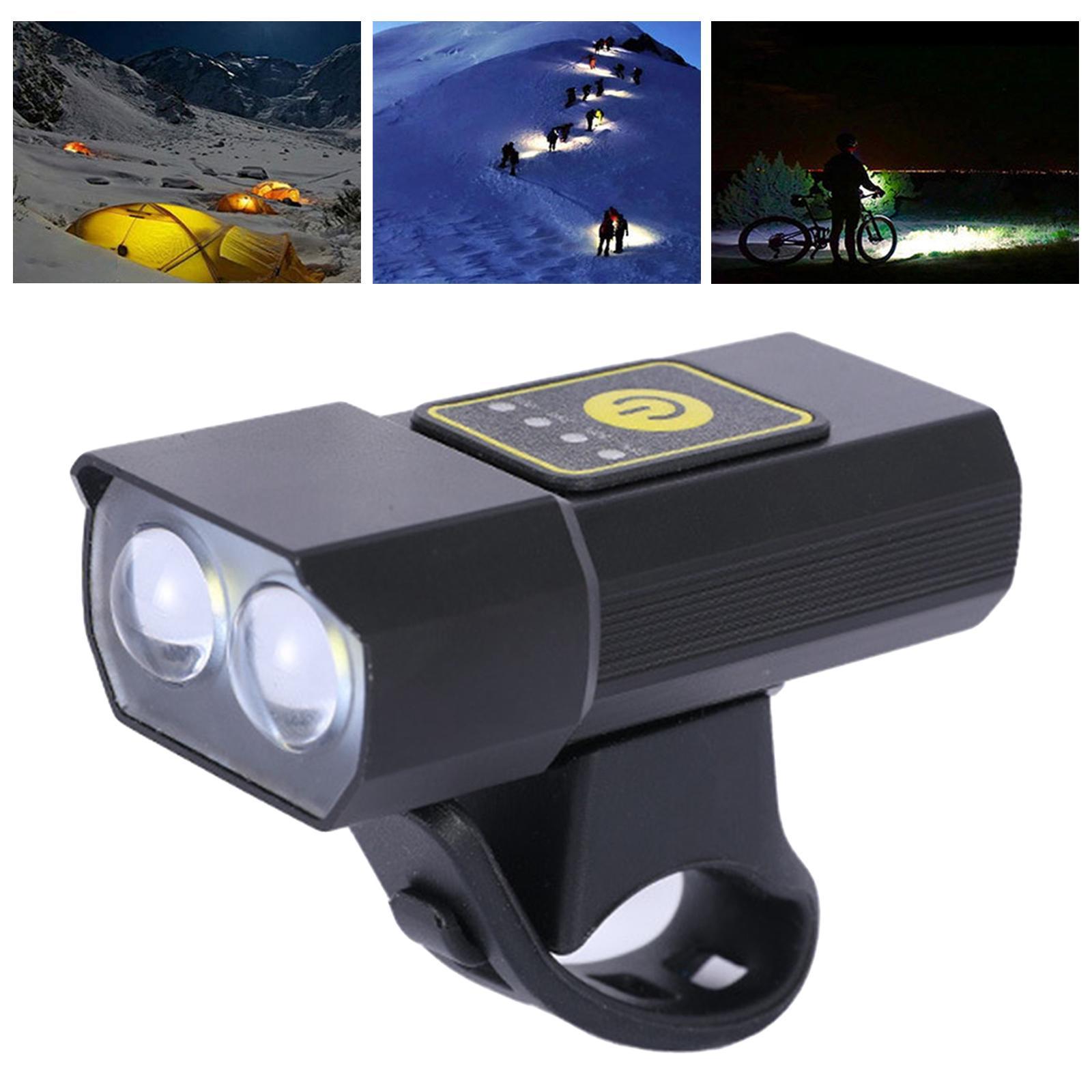 800LM Bike Front Light USB Rechargable Lamp Flashlight Headlight