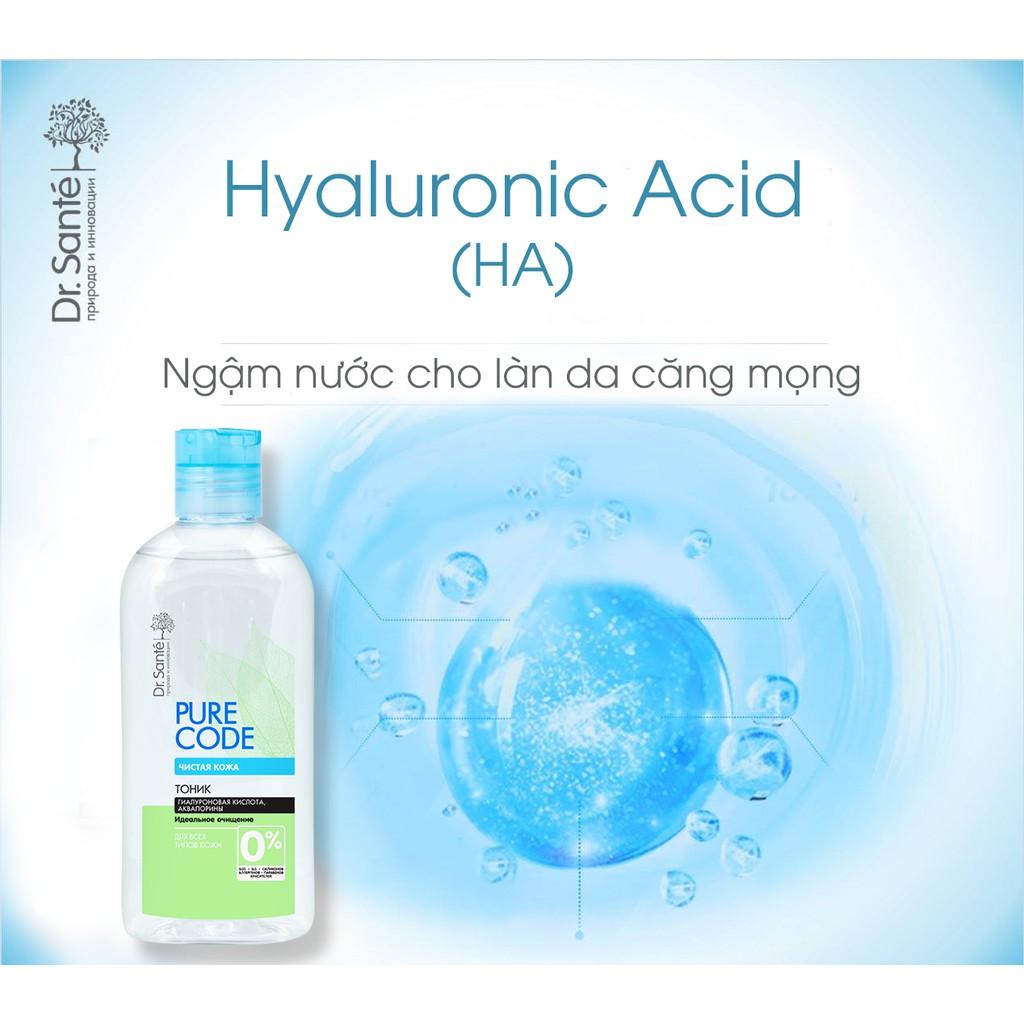 Nước Cân Bằng Micellar Dr.Sante Pure Code Dành Cho Mọi Loại Da 200ml