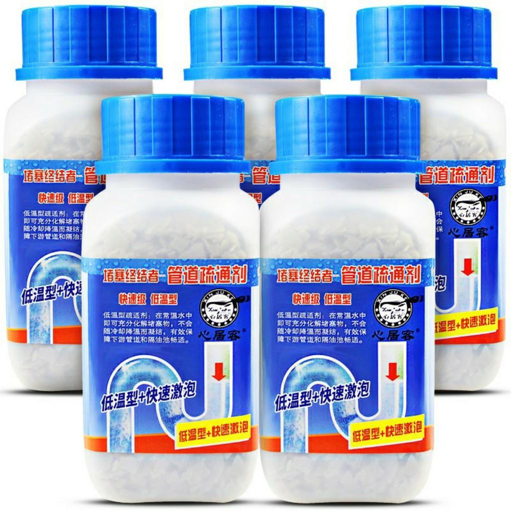 Bột Thông Tắc Cống, Đường Ống, Bồn Cầu, Bồn Rửa Mặt..Xử Lý Triệt Để Cặn Bã, Chất Thải Hữu Cơ