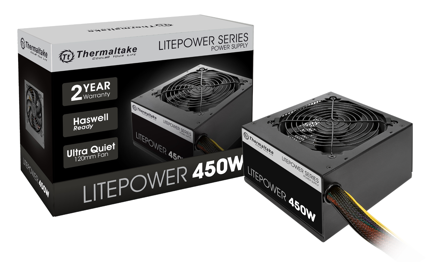 Nguồn Máy Tính Thermaltake Litepower 450W - Hàng Chính Hãng