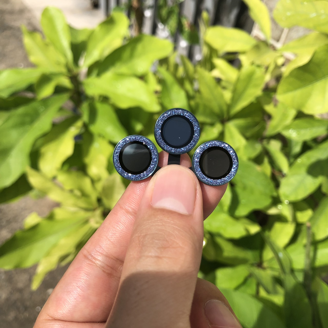 Bộ Vòng Kim Cương Bảo Vệ Camera Dành Cho iPhone 12Pro - 12Pro Max - Chính Hãng Kuzoom - Chống Bụi Và Mờ Camera - Siêu Xịn Xò Và Sang Chảnh - - Hàng Chính Hãng