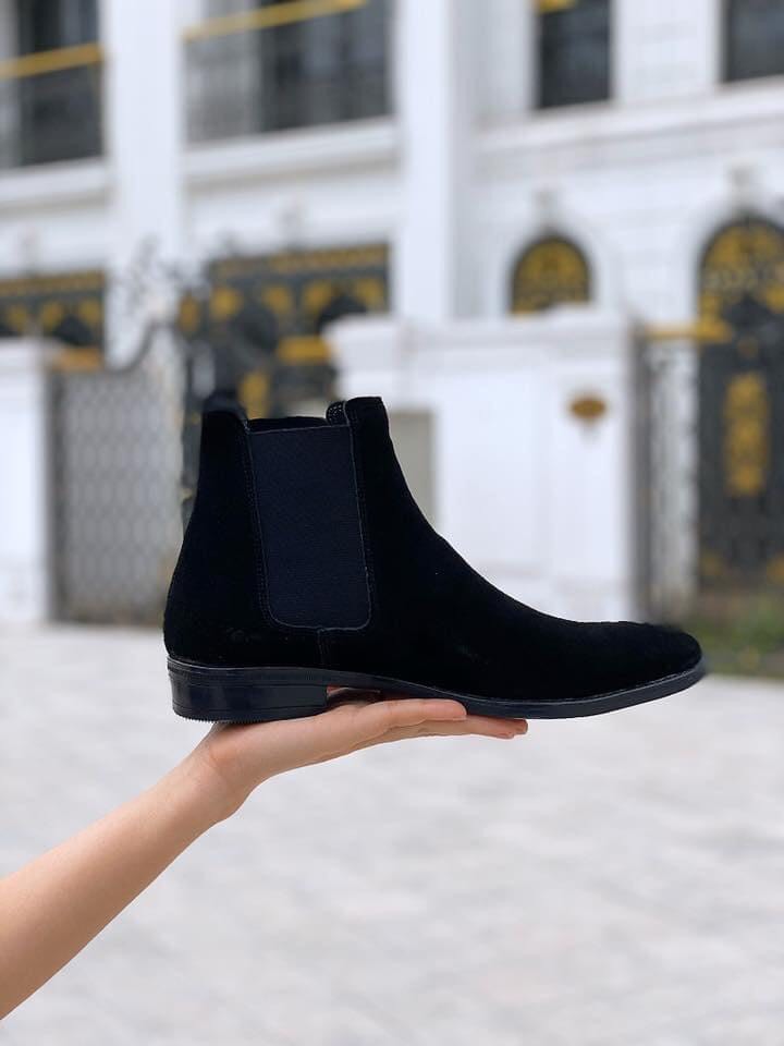 Chelsea boots Nam Da Lộn Chất liệu Cao Cấp Chống Bám Bụi Vệ Sinh Dễ Dàng