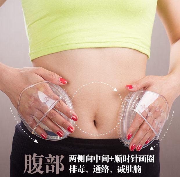Massage Làm Đẹp Châm Cứu TPU Kinh Tuyến Thân Bàn Chải Giảm Béo Stovepipe Bàn Chải