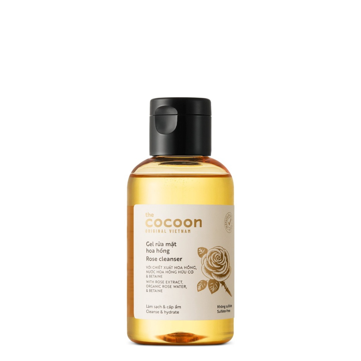 Sữa rửa mặt dạng gel rửa mặt hoa hồng Cocoon 140ml