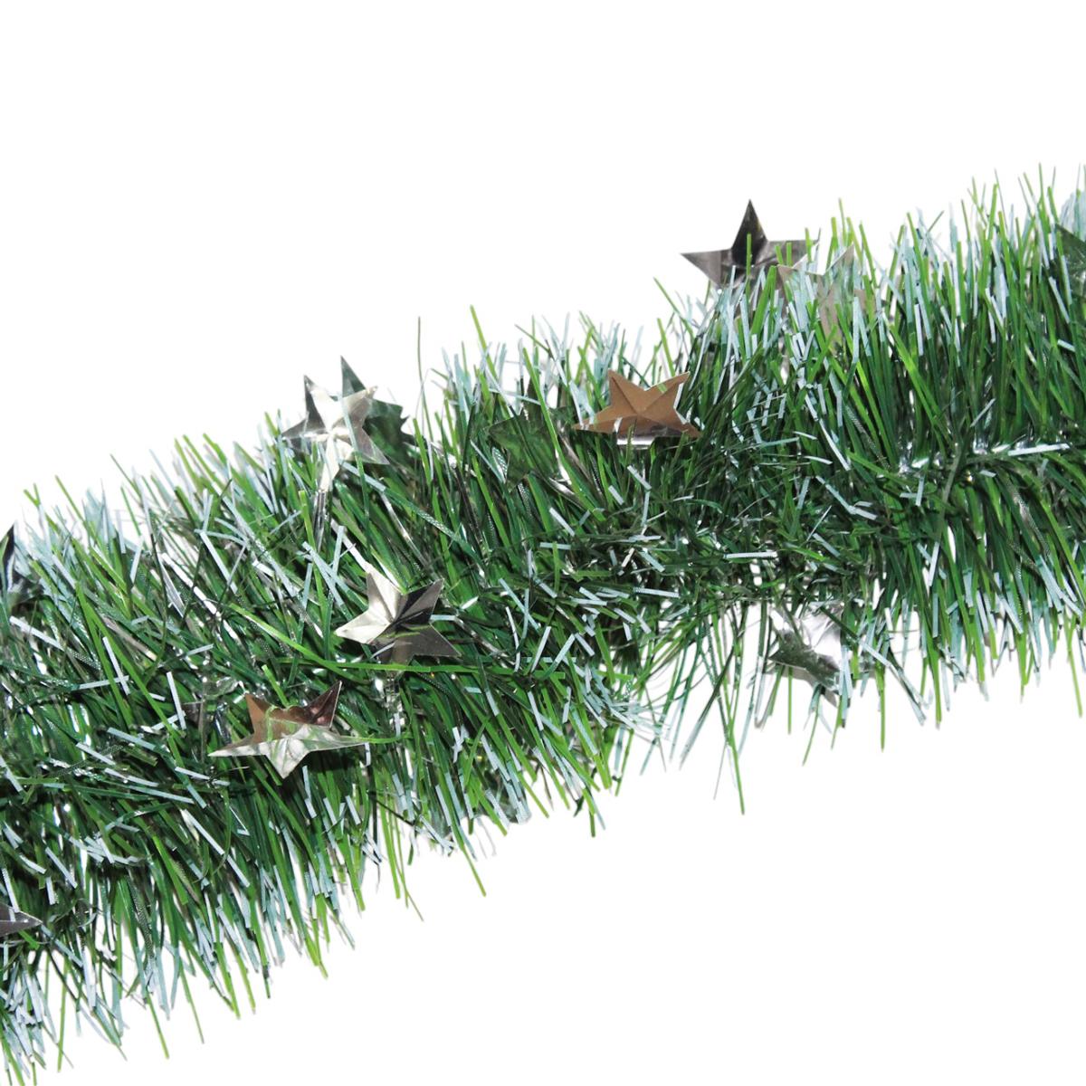 Dây Trang Trí Noel Ngôi Sao 180 cm - Chaang Chiia LP-SL-4S - Màu Bạc