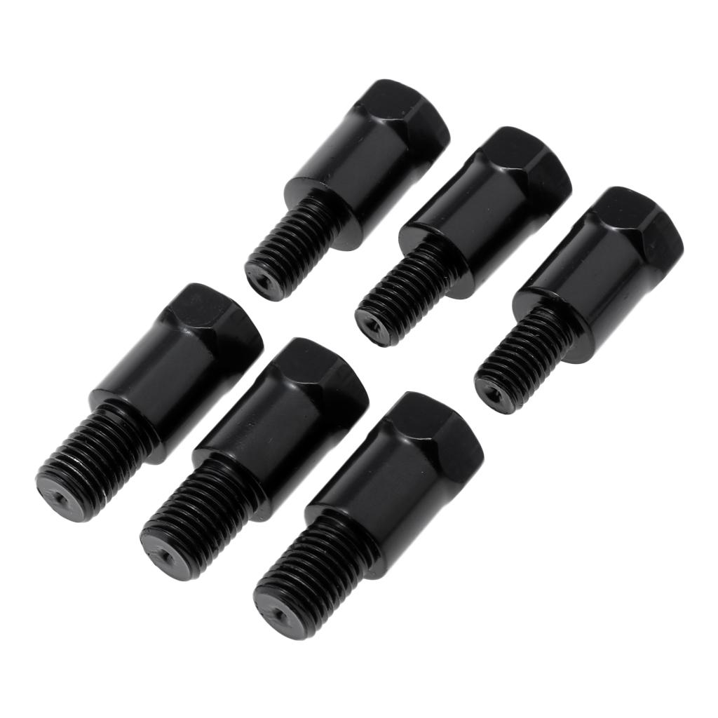 1 Pair of 7/8 "handlebar End Rear-view Mirrors for Motorcycle Black