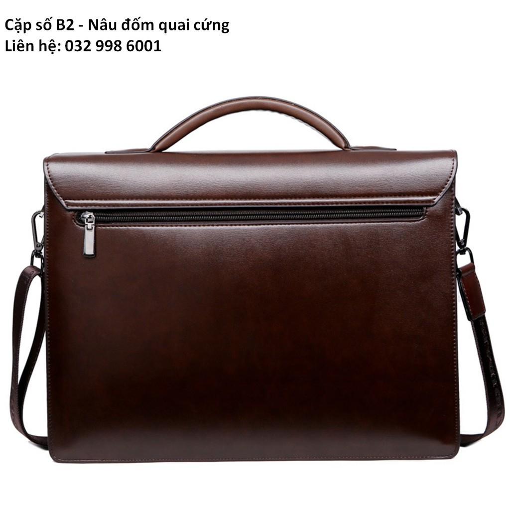 Túi da nam , cặp đựng laptop thời trang B2
