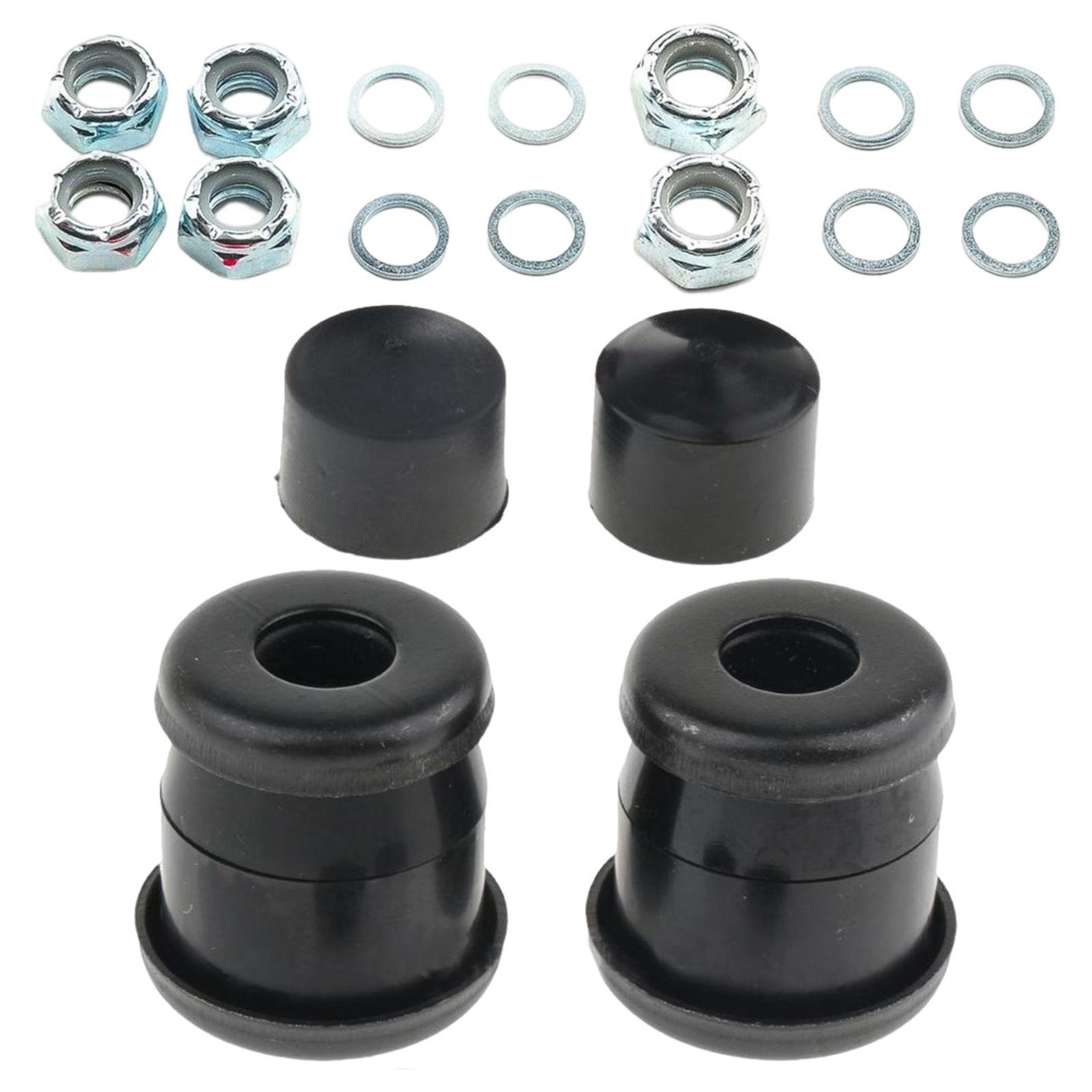 Skateboard Rebuild Kit Bushings Washers   Cups for 2 Trucks 5in Red