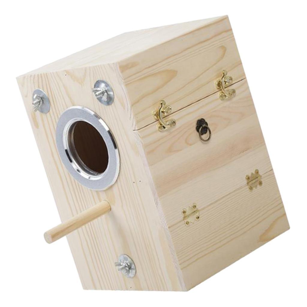Acituna Gỗ Nhà Chim Chim Làm Tổ Hộp Cockatiel Sinh Sản Làm Tổ Chim Aviary Lồng