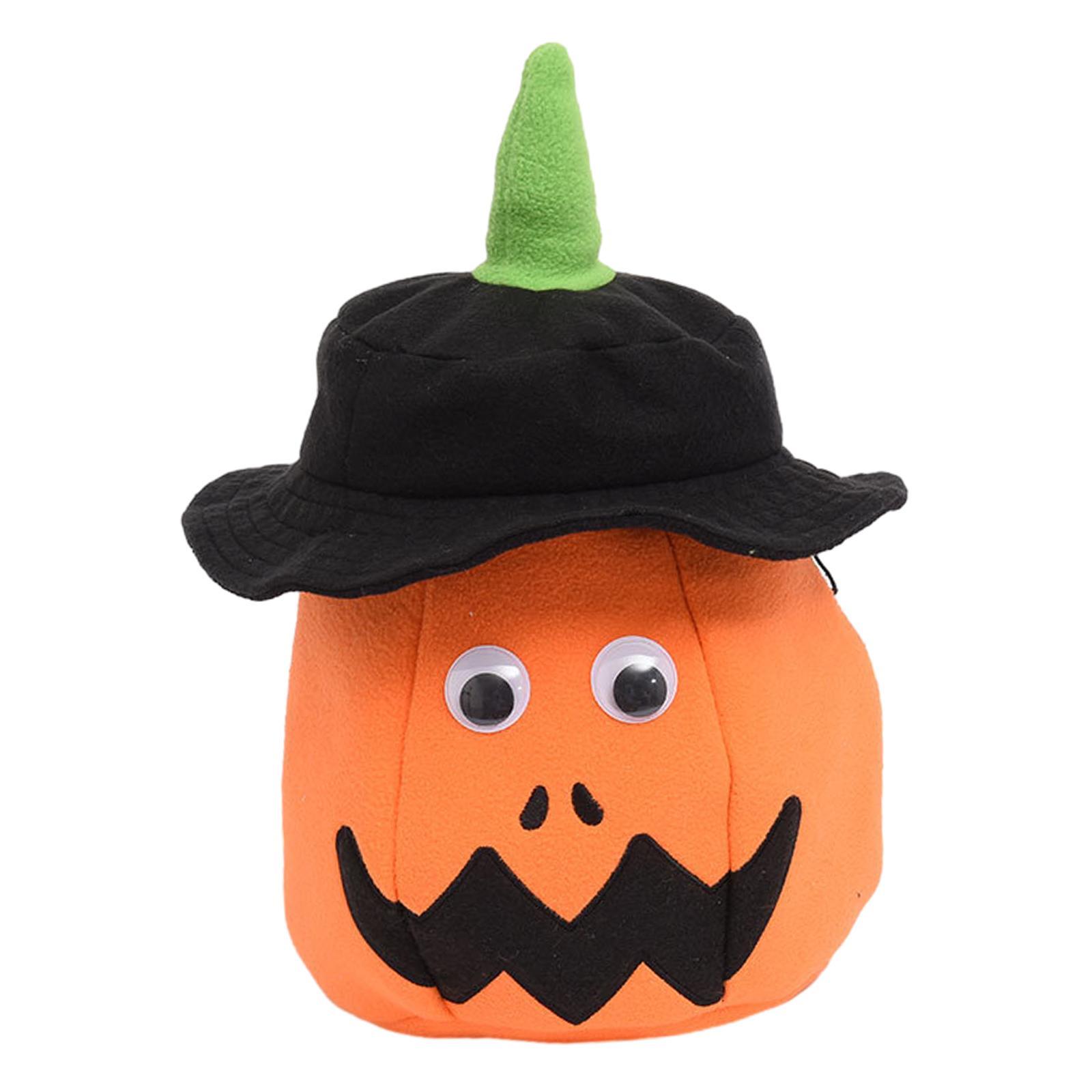 Halloween Bucket for Kids Multipurpose Pumpkin Bucket with Lid Novelty Gifts
