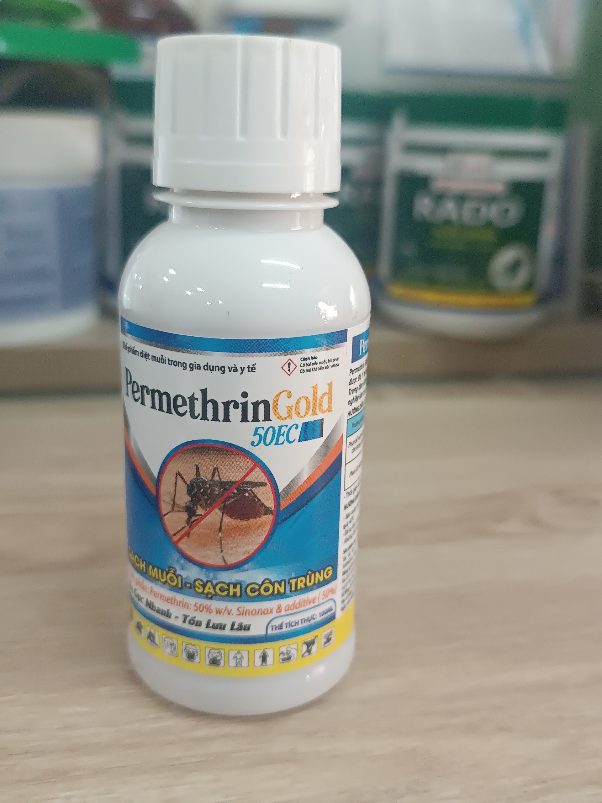 Thuốc diệt - trừ MUỖI PERMETHRIN GOLD 50EC 100ml (MÙI NHẸ)