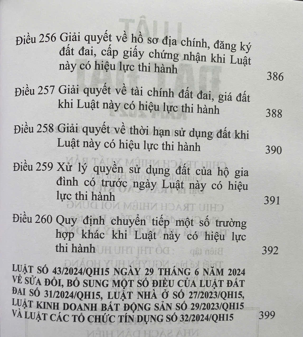 Luật  Đất Đai Năm 2024