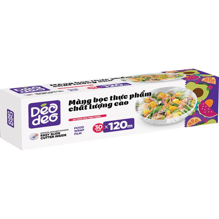 Màng bọc thực phẩm chất lượng cao Deodeo 30cm x 120m - Hàng chính hãng