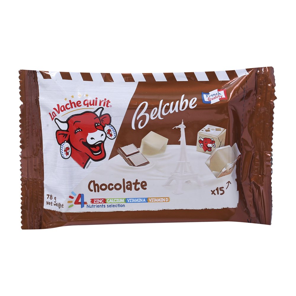 Phô Mai Con Bò Cười Belcube Socola 78G