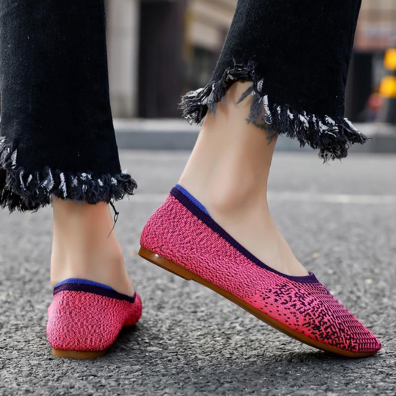 2020 Fashion women flat outdoor sneakers casual sport shoes