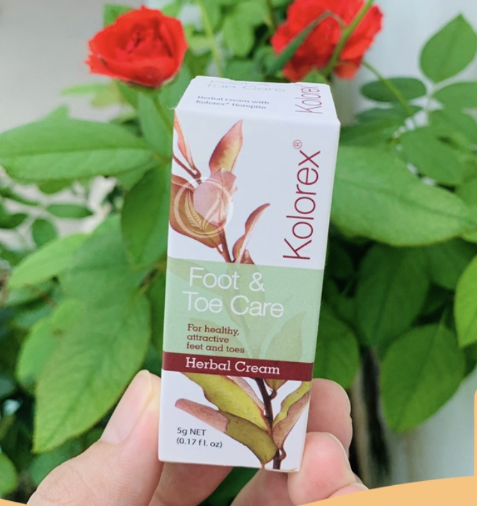 Kem nấm móng tay chân Kolorex Foot &amp; Toe Care Cream 5g