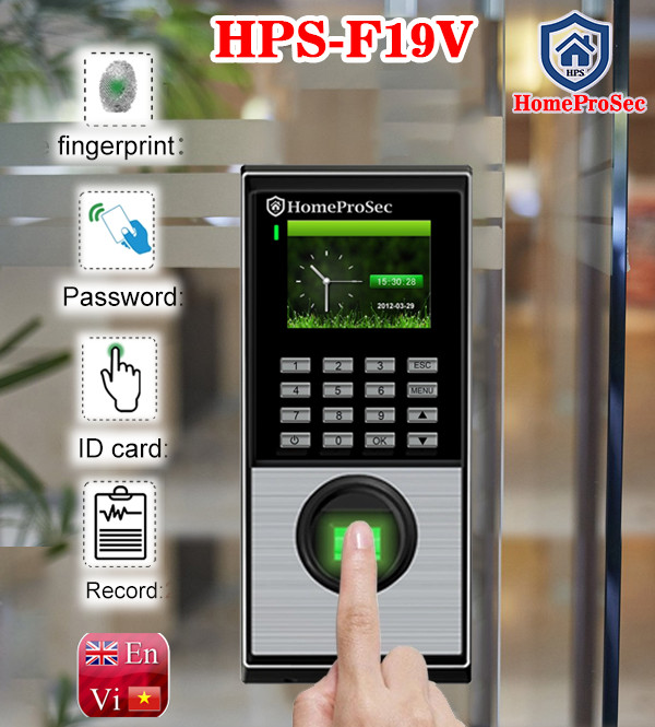 Bộ khóa cổng thông minh –Quản Lý lịch sử ra vào HomeProSec HPS- SLPRO