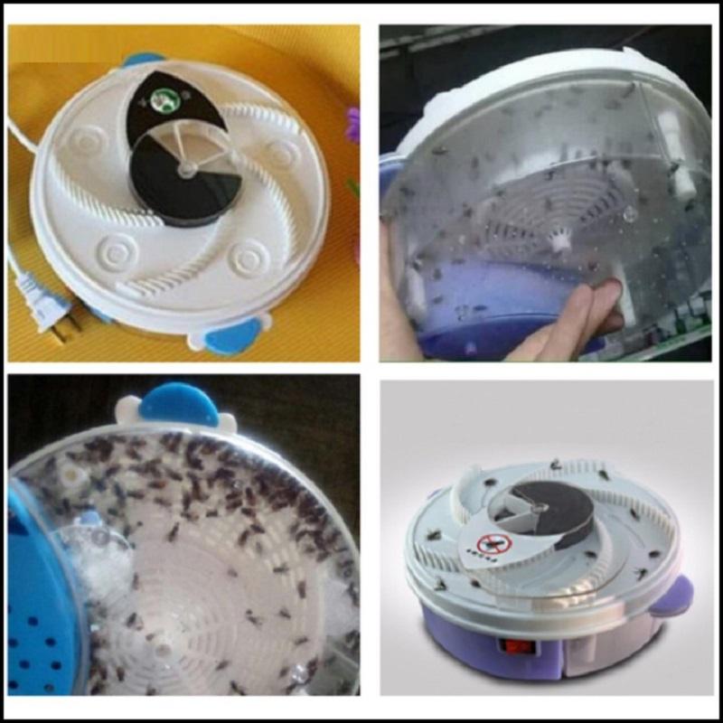 Máy Bẫy Bắt Ruồi Tự Động Thông Minh Dùng Điện Hiệu Quả Và An Toàn