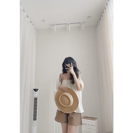 Set trễ vai + quần đùi xốp by samhyewear