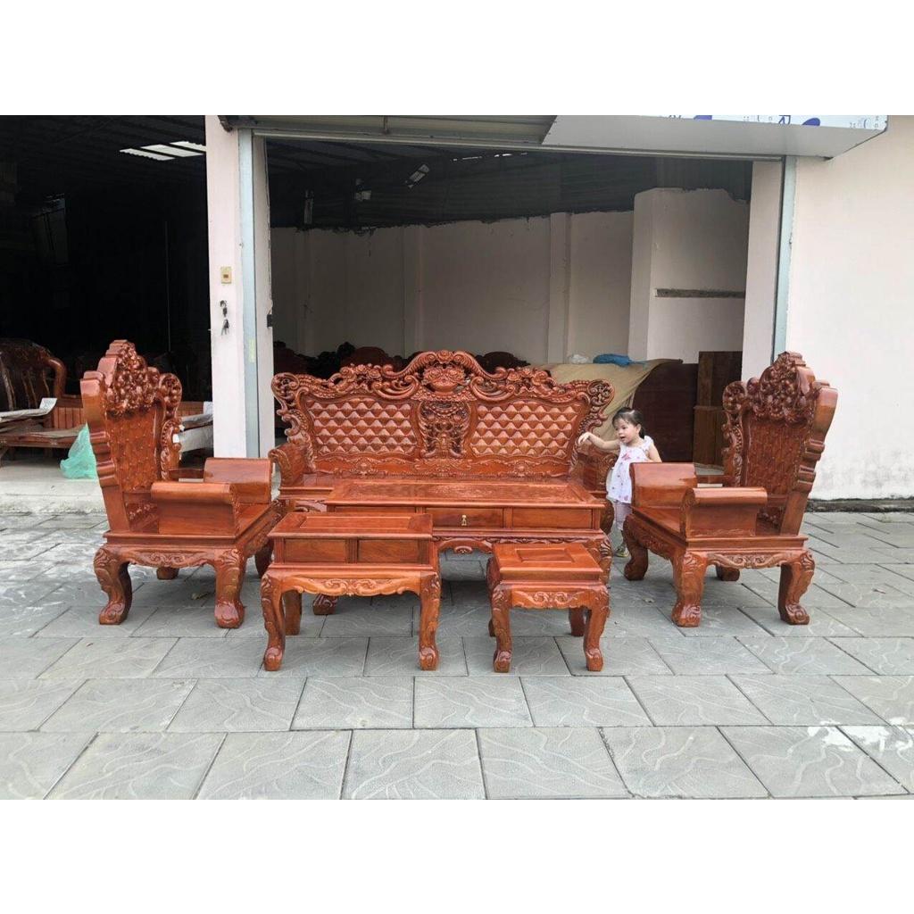 Bộ bàn ghế hoàng gia phong cách của ngôi nhà - Đồ Gỗ Bình Long 0388639288