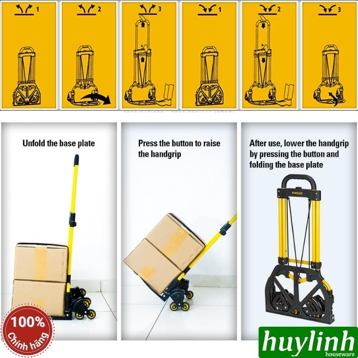 Xe kéo đẩy hàng leo cầu thang Stanley SXWTD-FT584 - Tải trọng 30/60kg