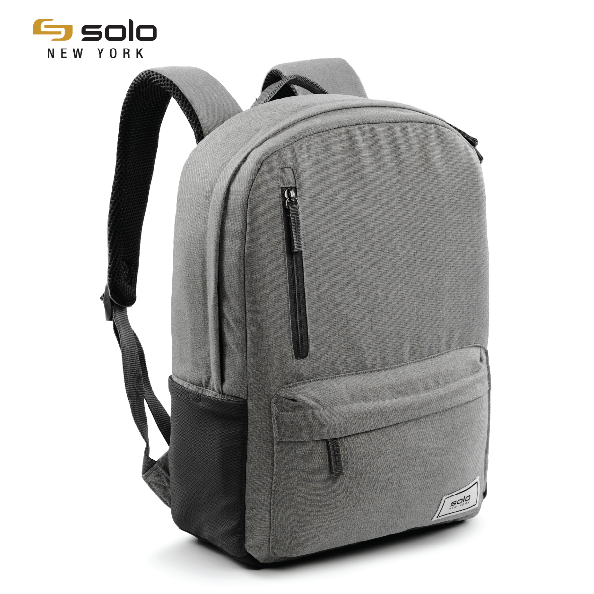 Balo Solo Re: cover 15.6 inch - Xám - UBN761-10 . Sử dụng nhựa tái chế PET đan thành vải. Kích thước 37.5 x 28.5 x 17.8 cm . Bảo hành chính hãng 5 năm