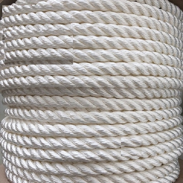 Cuận Dây thừng ,dây chạc dài 10 M nylon 6 li , 8 li bền dai dùng buộc tàu, công trường, nông nghiệp...