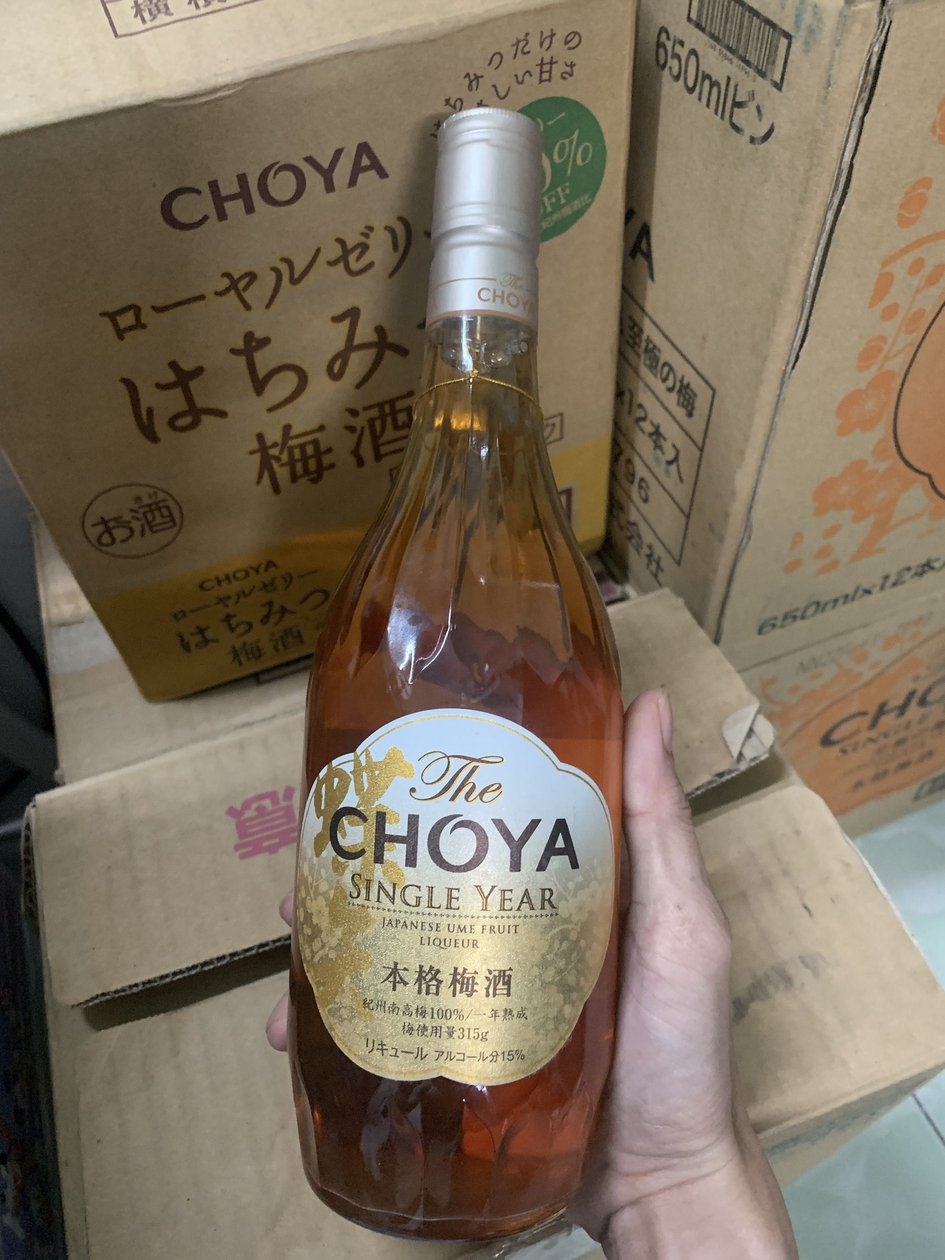 Rượu mơ CHOYA Single Year 720ml Nhật Bản
