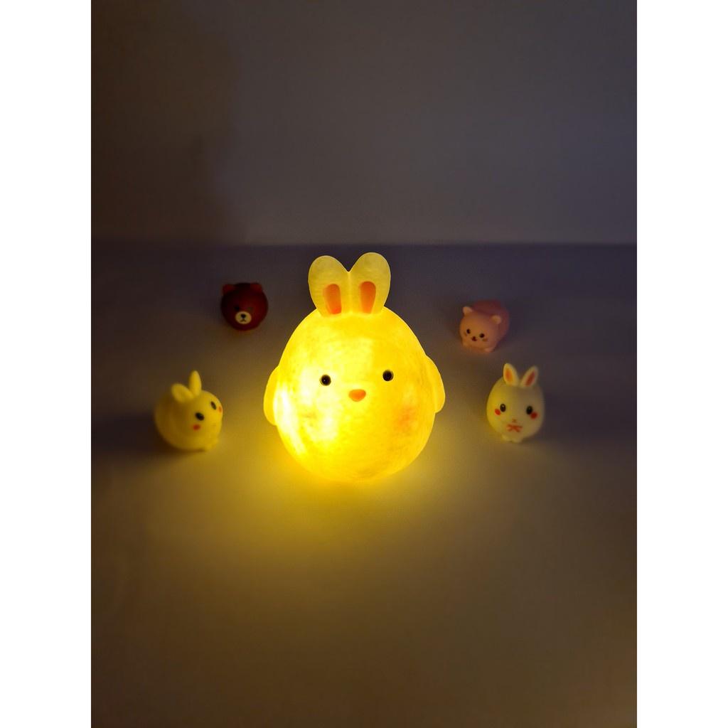 Đèn ngủ led dễ thương_ đèn ngủ hình thú cute_đèn led decor phòng ngủ