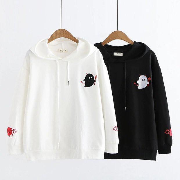 Áo hoodie Unisex nam nữ, áo khoác nỉ hình quỷ dơi cute cực chất