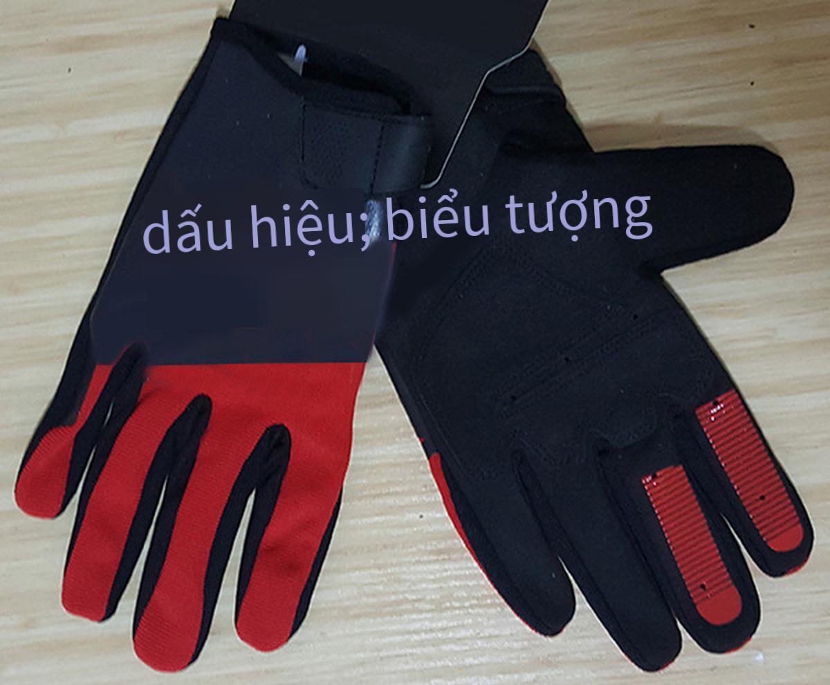 Vận Chuyển Nhanh Găng Tay Xe Đạp Thoáng Khí Chống Mài Mòn Ngón Tay Dài Thiết Bị Cảo Tháo Xe Đạp Chống Trơn Trượt