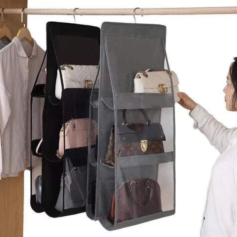 Túi treo giỏ xách 6 ngăn đa năng cao cấp chắn bụi tiện dụng S1975