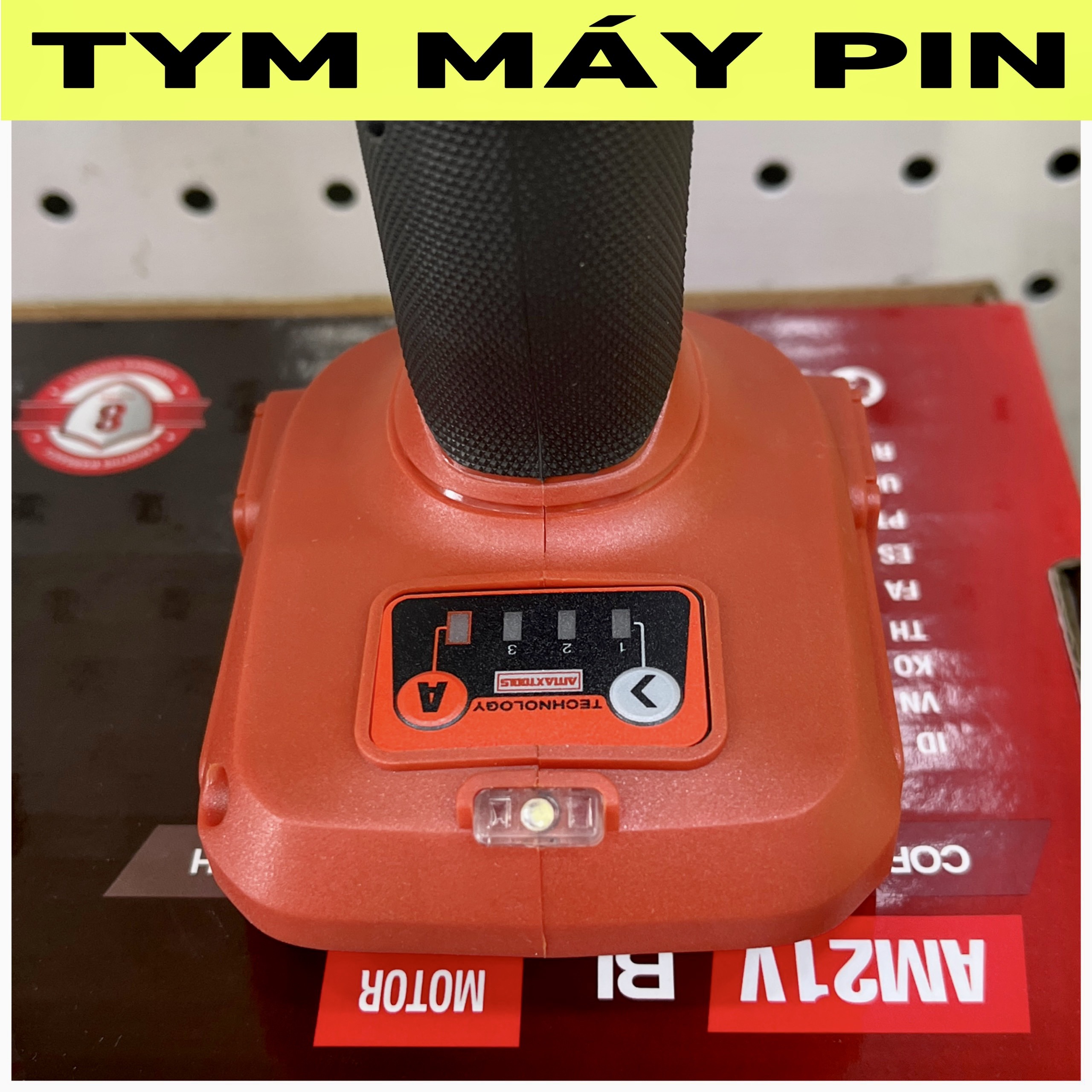 Thân Máy siết bulong pin 21V Amaxtools ABL55012SM – 550N.m –chưa pin sạc