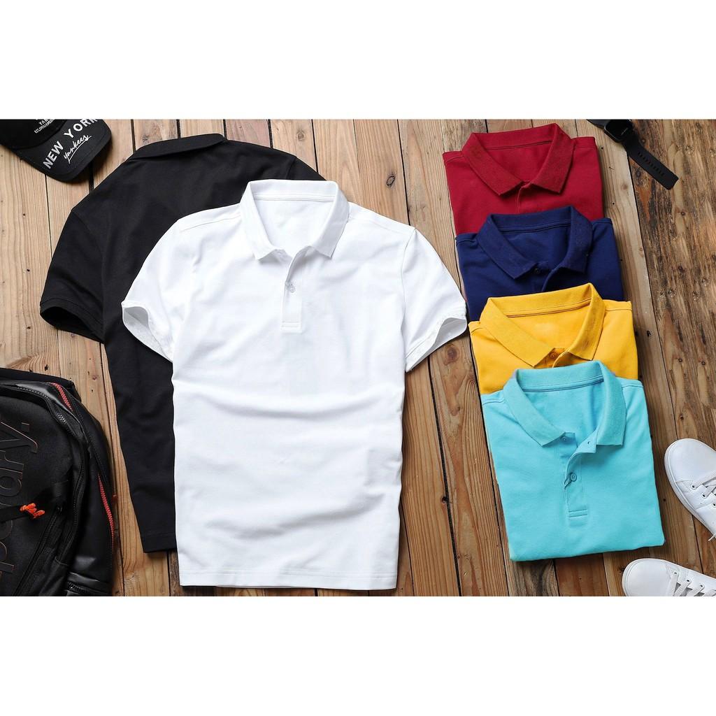 Áo thun Polo Đen, Trắng, xanh Nam nữ với phong cách trẻ trung, lịch lãm và cực kì thời thượng - MaiClothing