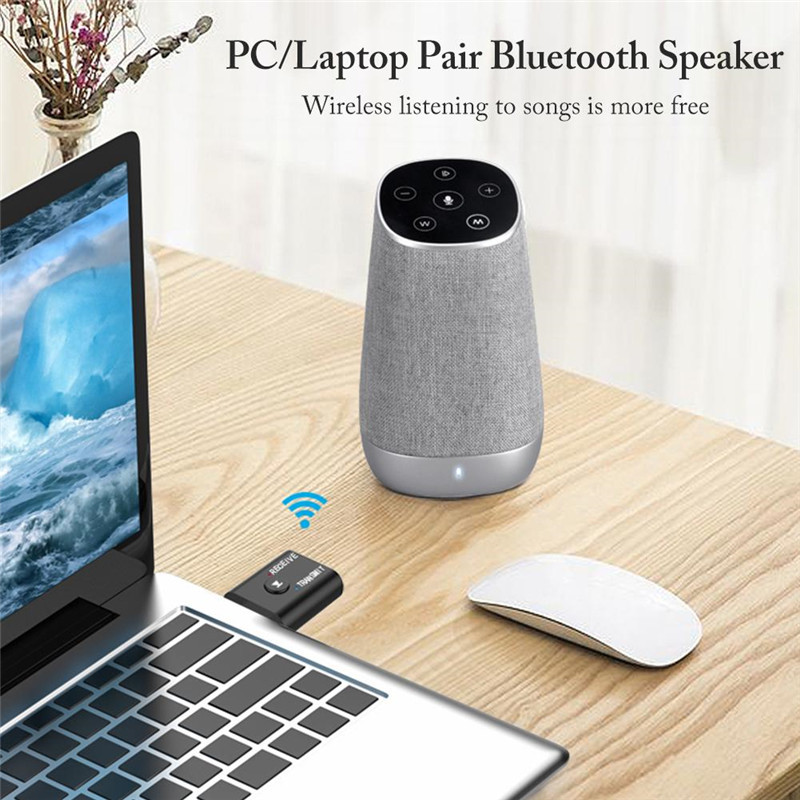 Hình ảnh Thiết Bị Thu Phát Nhạc Không Dây USB Bluetooth 5.0 TR6