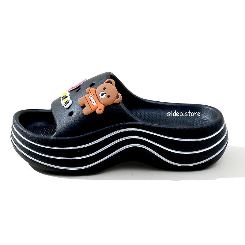 Dép bánh mì nữ quai ngang cao 7cm siêu nhẹ chất EVA siêu nhẹ iDÉP - DL253