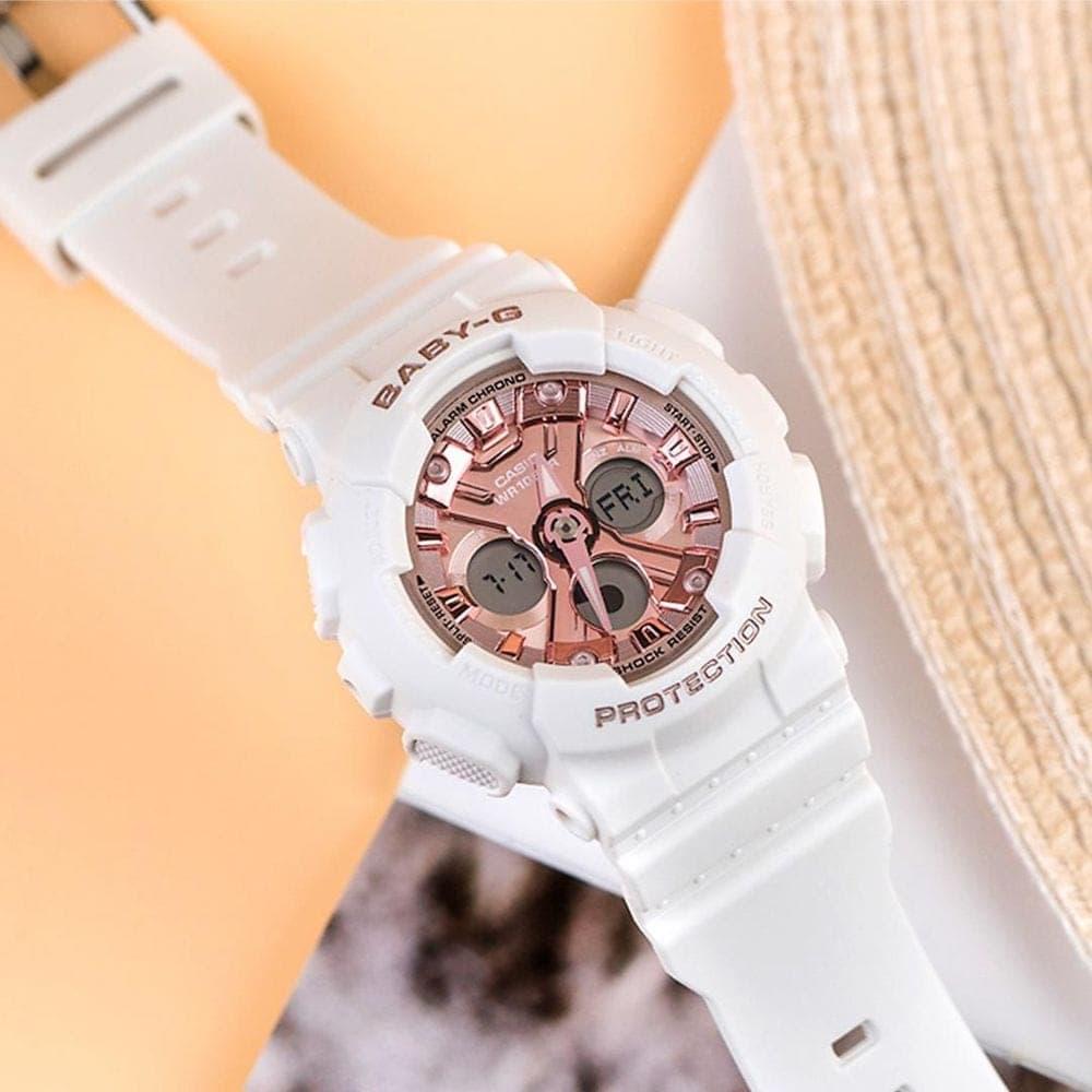 Đồng Hồ Nữ Dây Nhựa Casio Baby-G BA-130-7A1DR Chính Hãng - BA-130-7A1