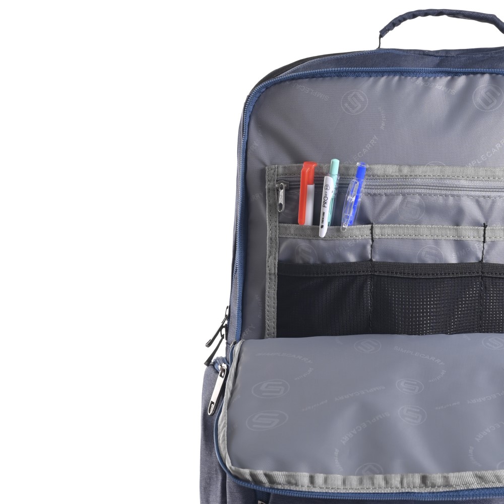 Balo laptop 15.6 inch Simplecarry MK4M chính hãng, chất liệu vải chống thấm nước bảo hành 10 năm