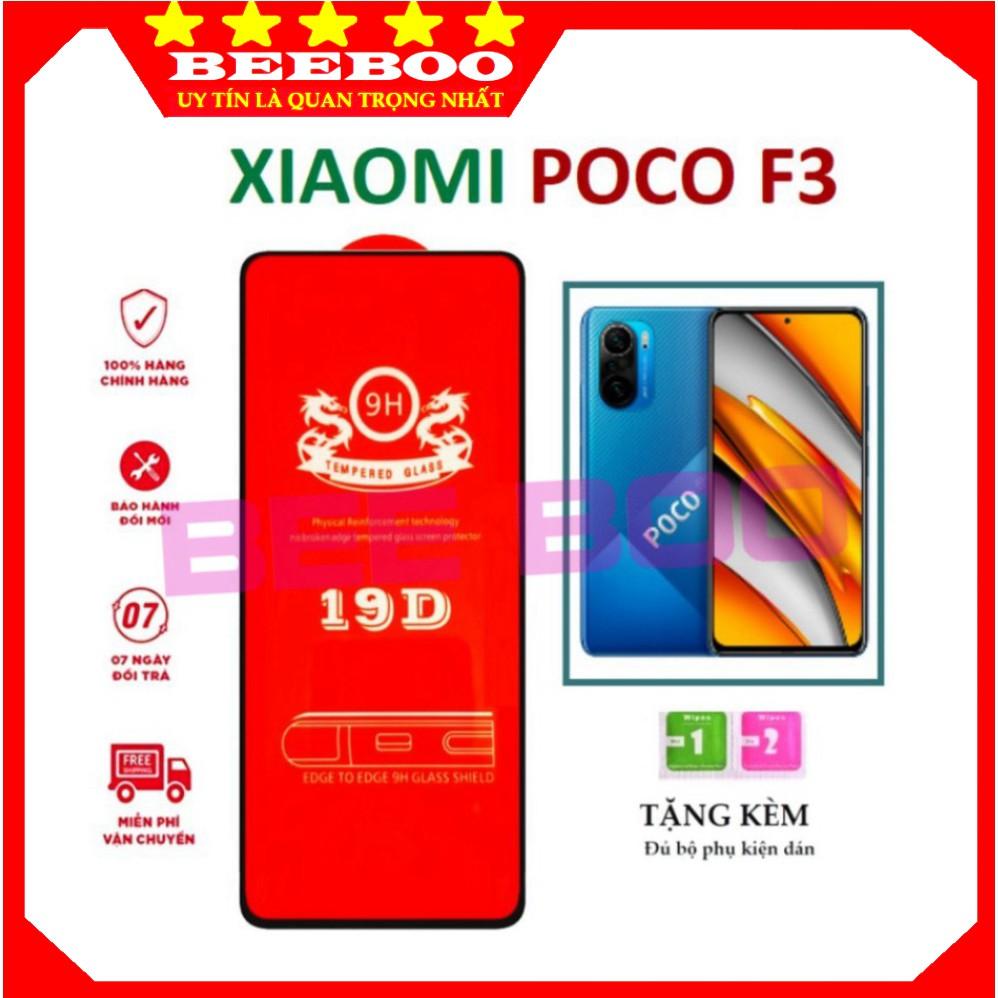 Kính Cường Lực Dành Cho Điện Thoại Xiaomi Poco F3- Xích Long 19D - Full màn và trong suốt-Độ cứng 9H