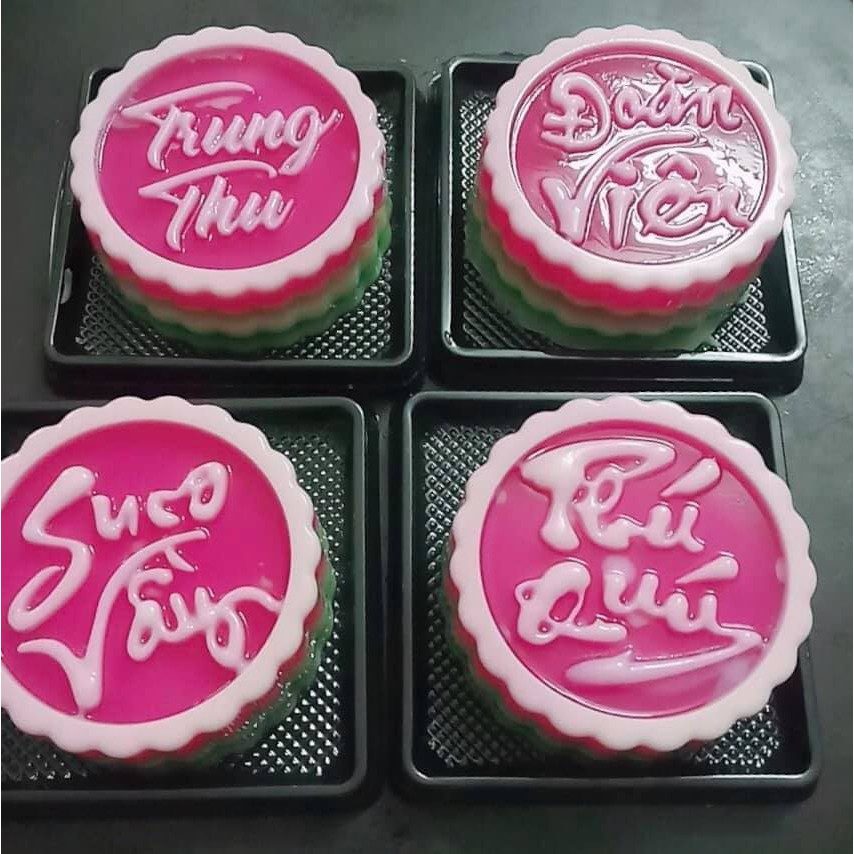 100 Hộp vuông đế đen XY 11-11 đựng bánh trung thu 150g đến 200g