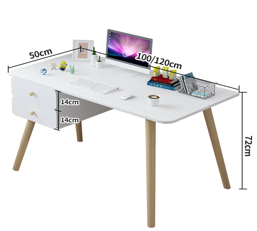 Bàn làm việc hiện đại kích thước nhỏ gọn