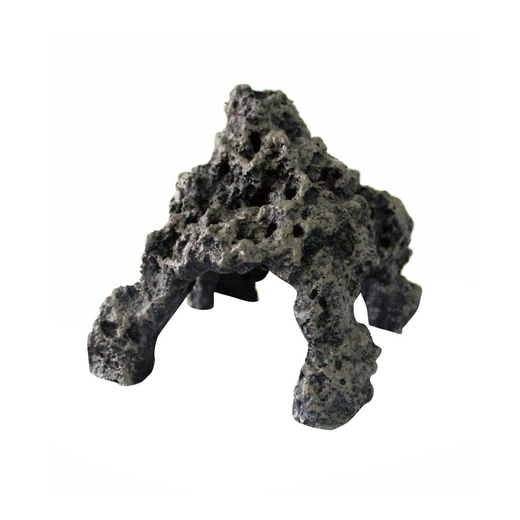 Resin Reptile Vivarium Decoration Fish Tank Stone Cave, Fish Breeding Ornament -