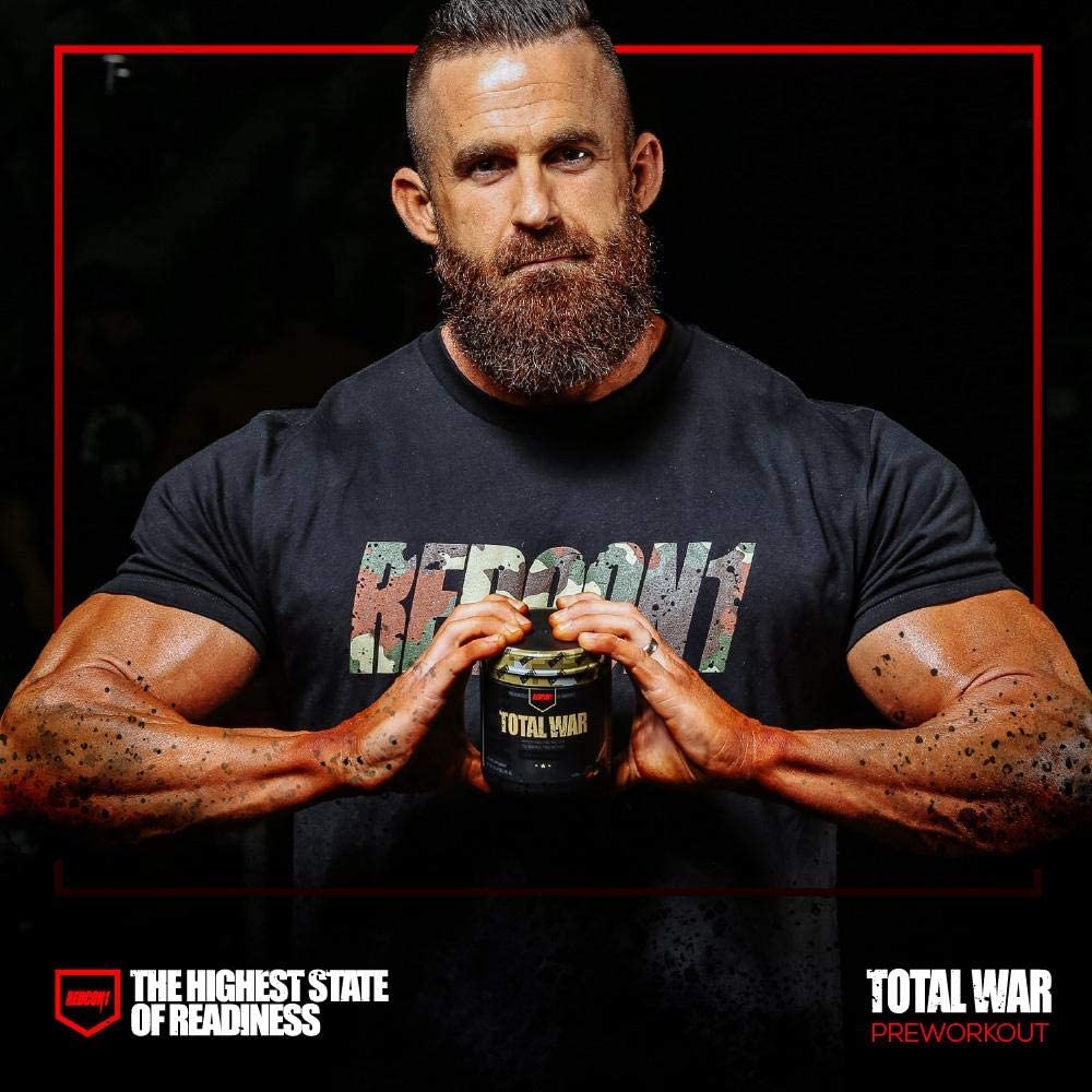 [Chính hãng] Redcon1 Total War (30 Liều) Pre Workout, Tăng Năng Lượng, Sức Bền Tập Trung, Beta-Alanine, 350mg Caffeine