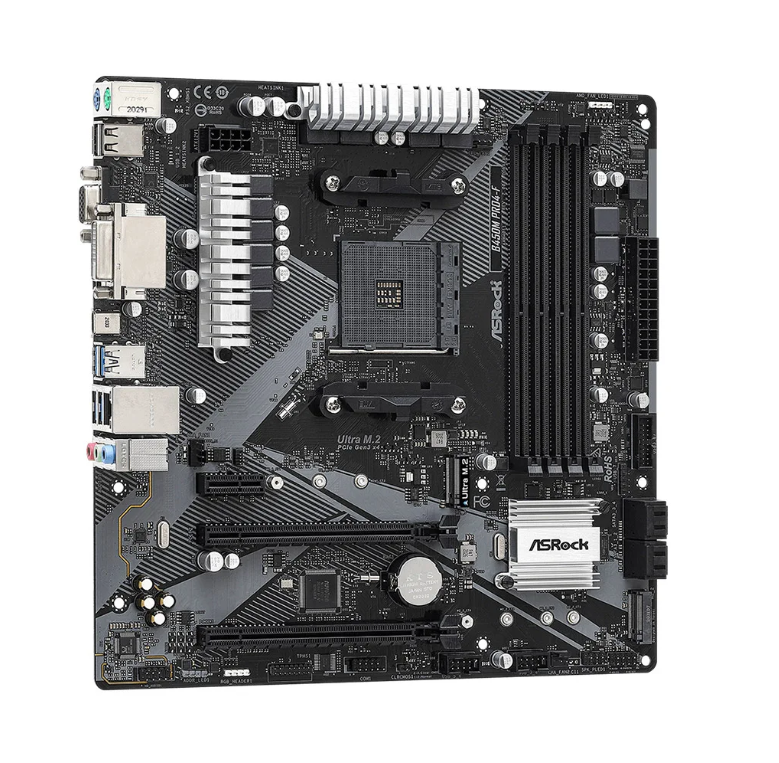 Mainboard ASROCK B450M Pro4-F R2.0 Hàng Chính Hãng