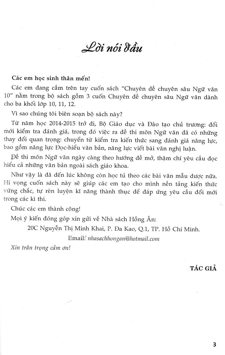 CHUYÊN ĐỀ CHUYÊN SÂU BỒI DƯỠNG NGỮ VĂN 10 (DÙNG CHUNG CHO CÁC BỘ SGK HIỆN HÀNH)_HA