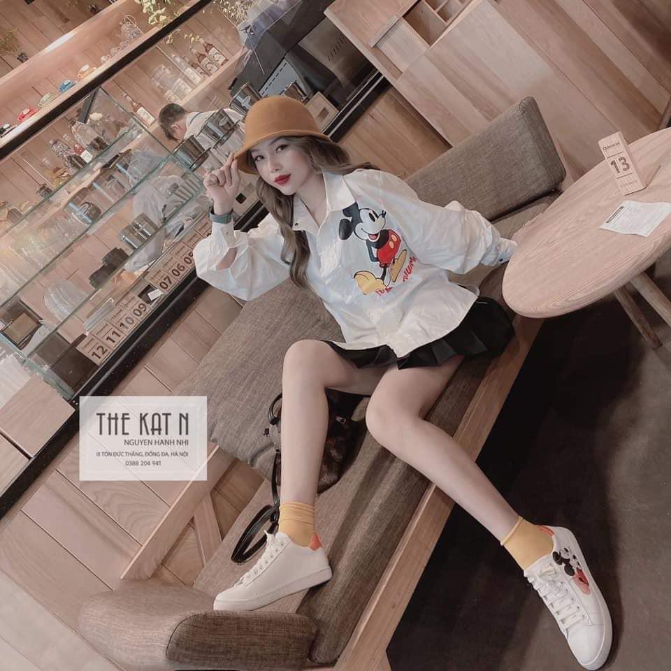 Sơ mi trắng Mickeyy siêu xinh