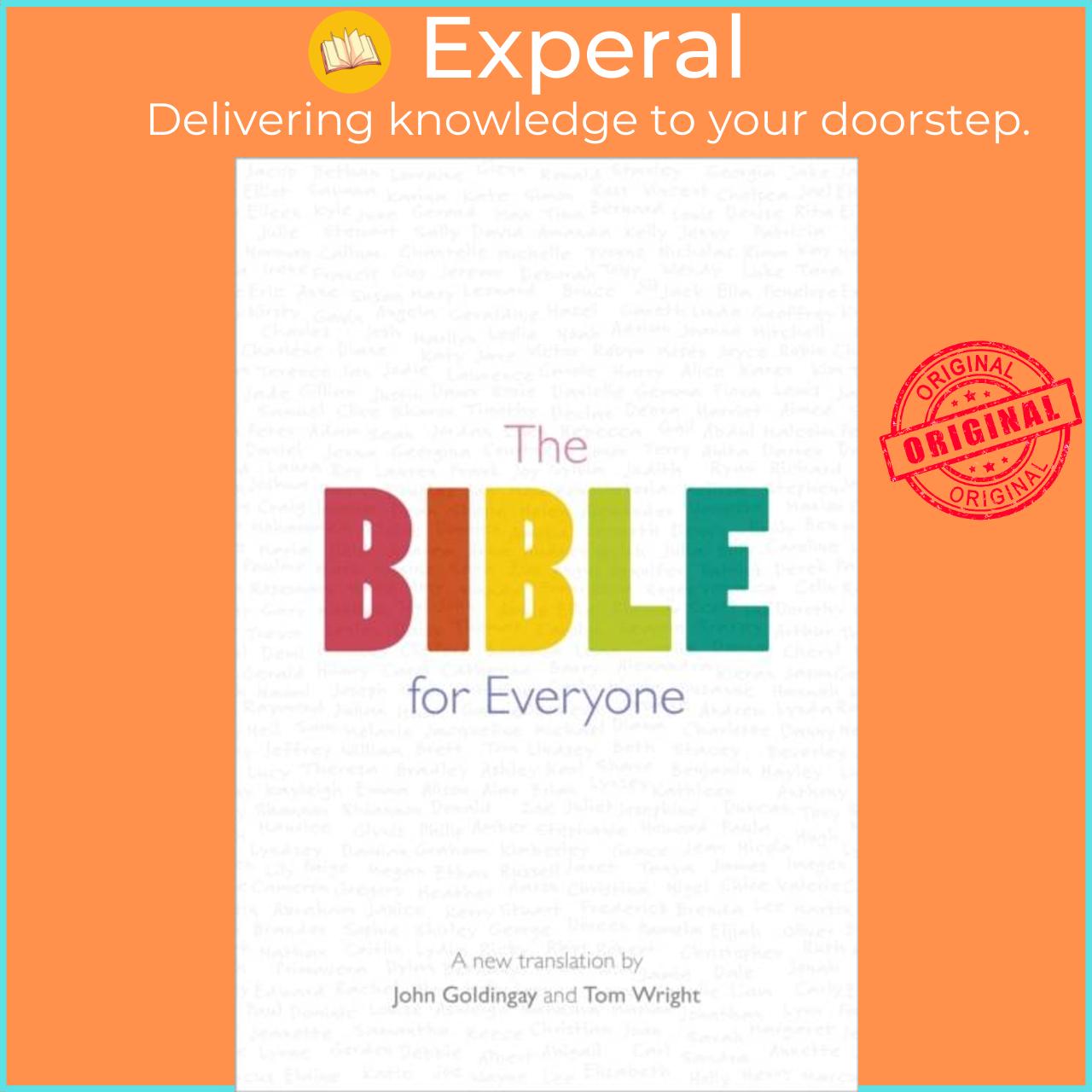 Sách - The Bible for Everyone by Tom Wright (UK edition, hardcover)