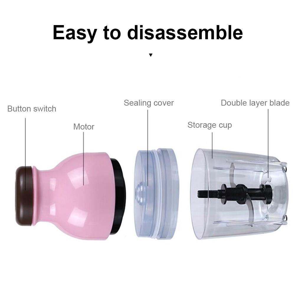 Máy xay thịt cầm tay 600ml với 3 chức năng